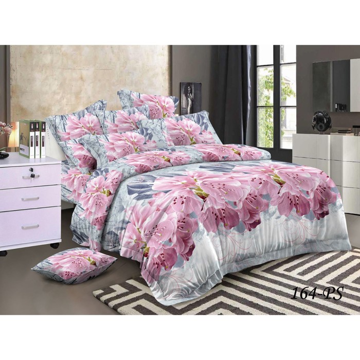 КПБ евро, 220х250 см, 200х220 см, 50х70 см, 70х70 см по 2 шт., полисатин 31/164-PS