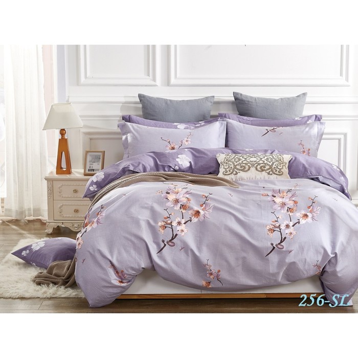 КПБ 1,5 сп, 150х220 см, 145х215 см, 70х70 см-2 шт., сатин 15/256-SL