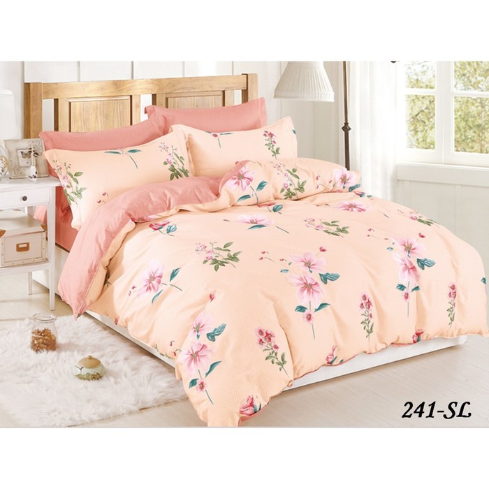 КПБ 2 сп., 200х220 см, 175х215 см, 70х70 см-2 шт., сатин 20/241-SL