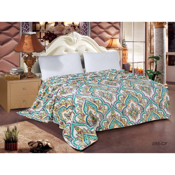 Плед "Вирджиния", размер 180х200 см, велсофт 200 г/м2 180/055-cf