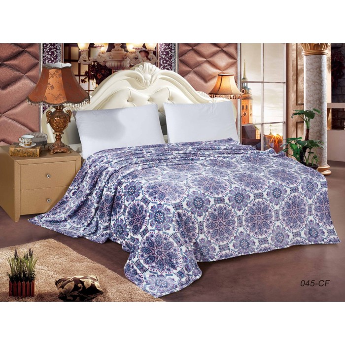 Плед "Вирджиния", размер 200х220 см, велсофт 200 г/м2 200/045-cf