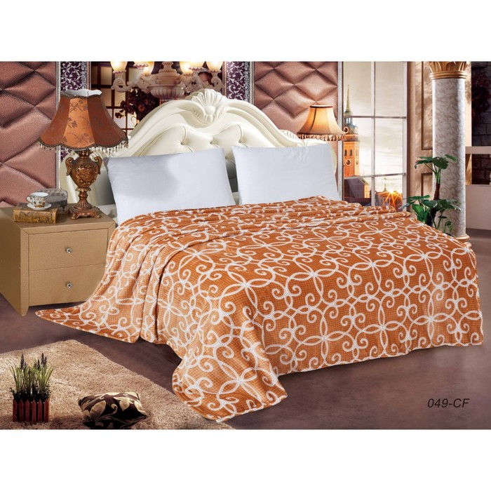 Плед "Вирджиния", размер 200х220 см, велсофт 200 г/м2 200/049-cf