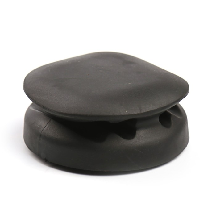 Держатель для кабелей Belsis CM1105B, утяжеленный, самоклеящийся, черный Уценка