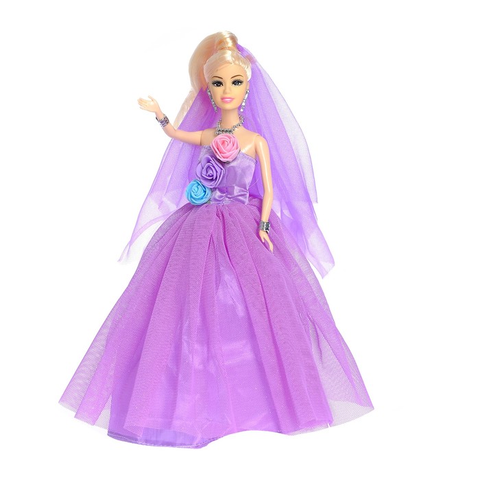 Кукла модель "Оля" в бальном платье, МИКС