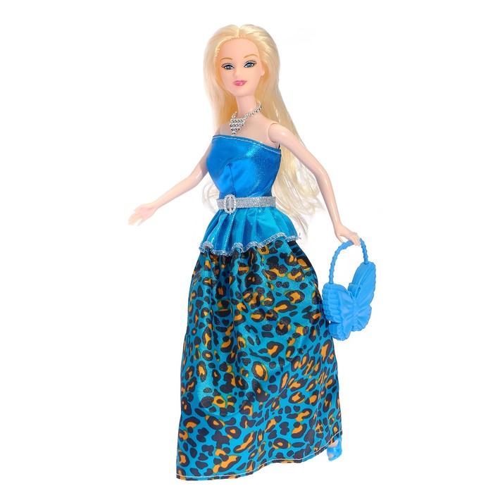 Кукла модель "Эбби" в платье, МИКС