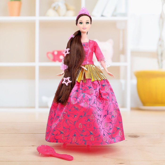 Кукла сказочная "Принцесса Эмма" в платье, МИКС