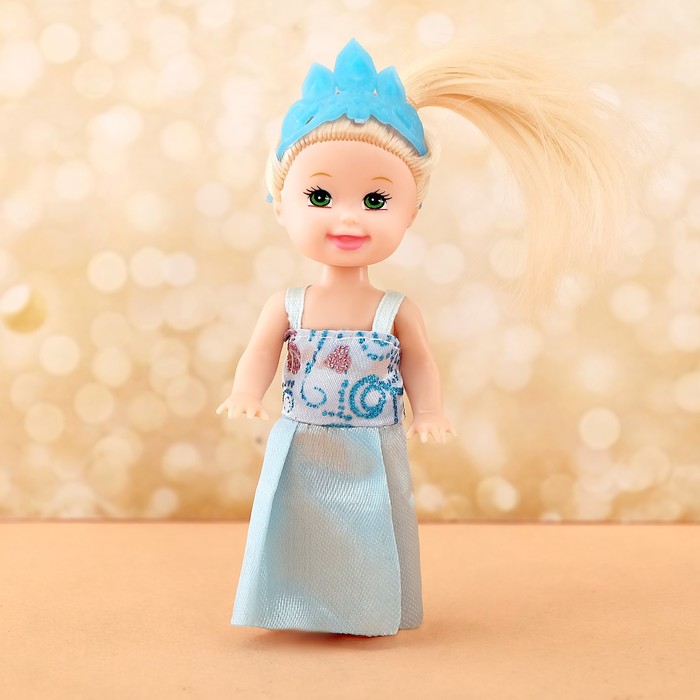 Кукла-малышка "Принцесса Эмма" в платье, МИКС