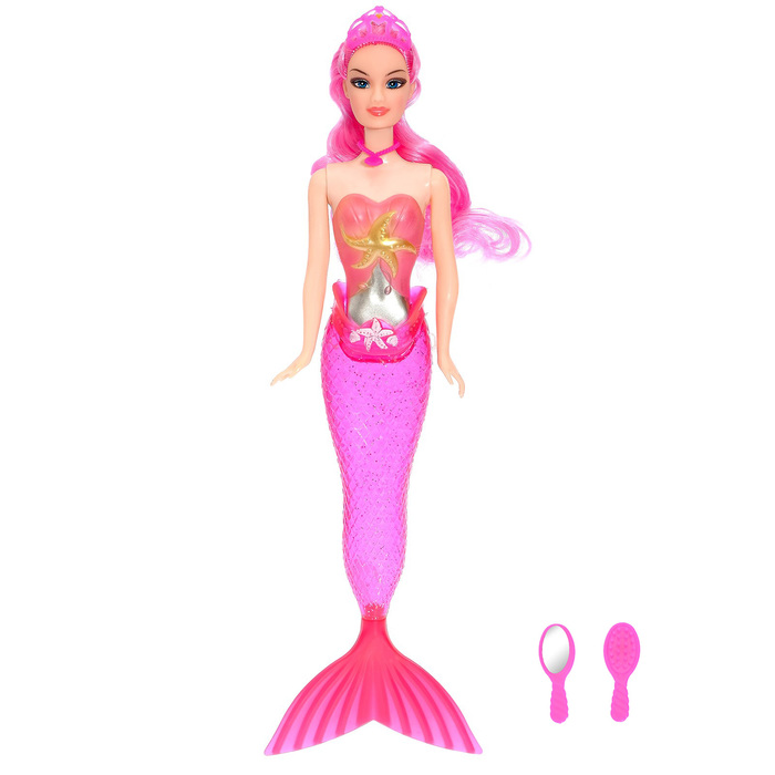 Кукла "Русалочка-2" с аксессуарами, световые эффекты