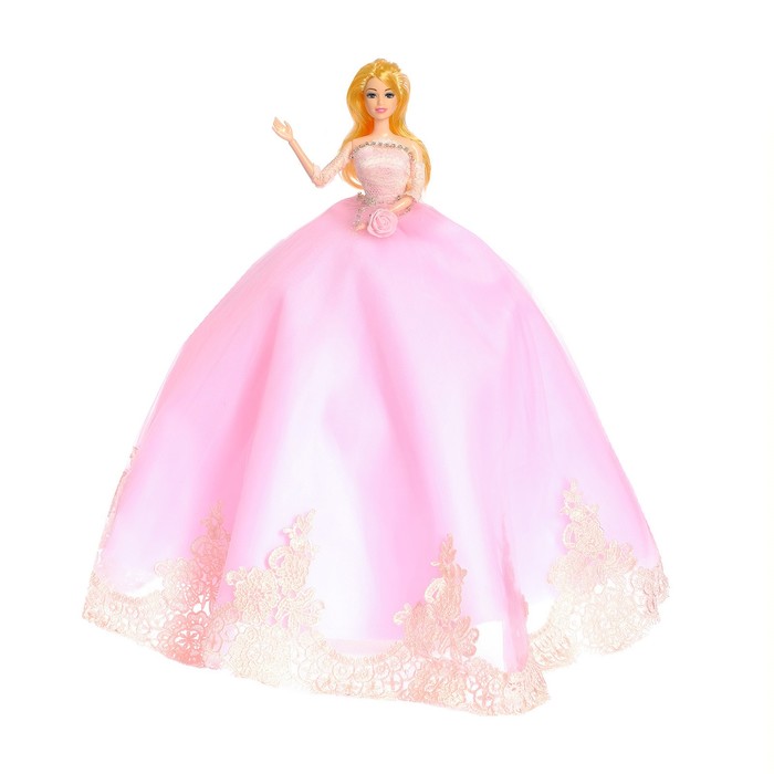 Кукла модель "Лилиана" в свадебном платье с аксессуарами