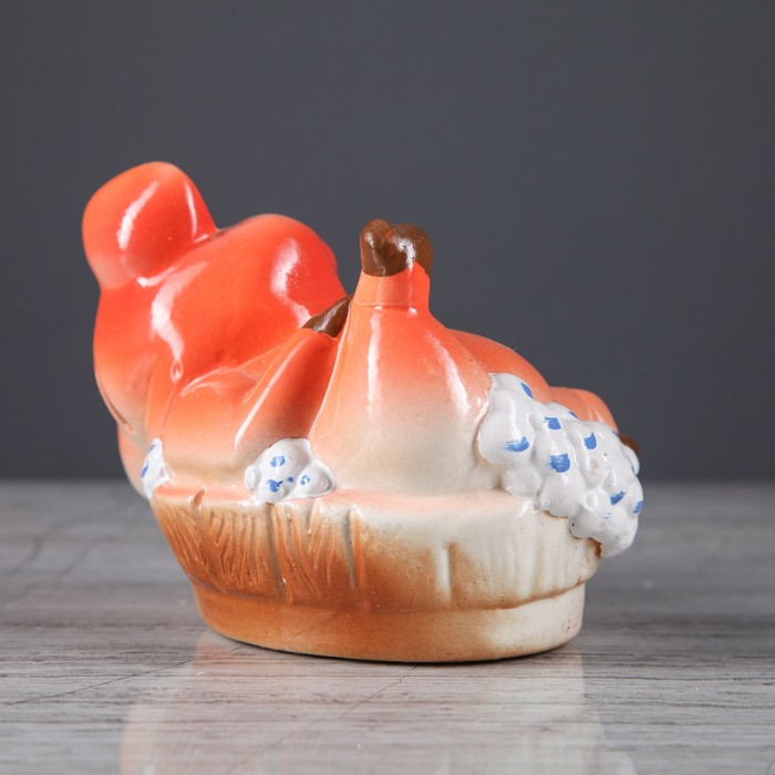 Копилка "Свин в корыте" 12 см