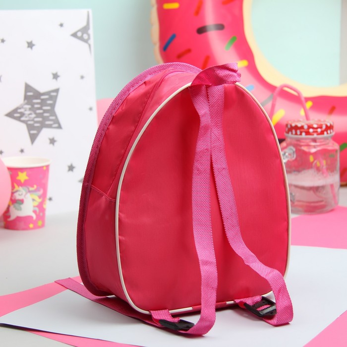 Детский набор "Фламинго": кошелек, рюкзак