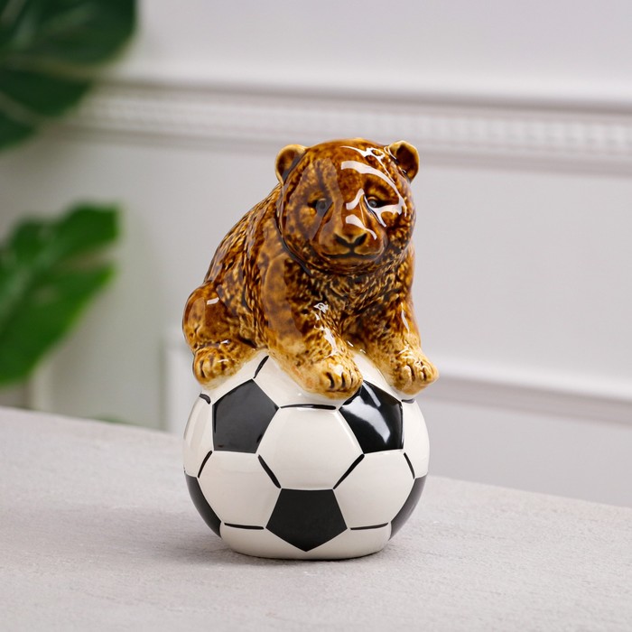 Копилка "Мишка на мяче"