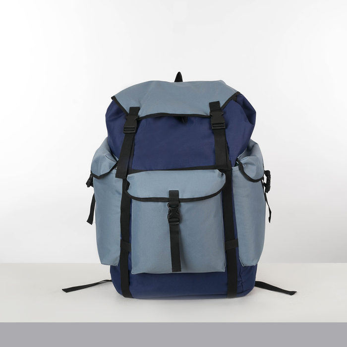 Рюкзак туристический "Большой Лесной", отдел на шнурке, 3 наружных кармана, кордура