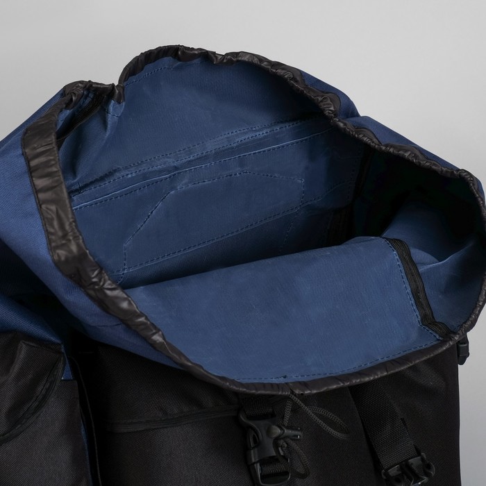 Рюкзак туристический "Большой Лесной", отдел на шнурке, 3 наружных кармана, кордура