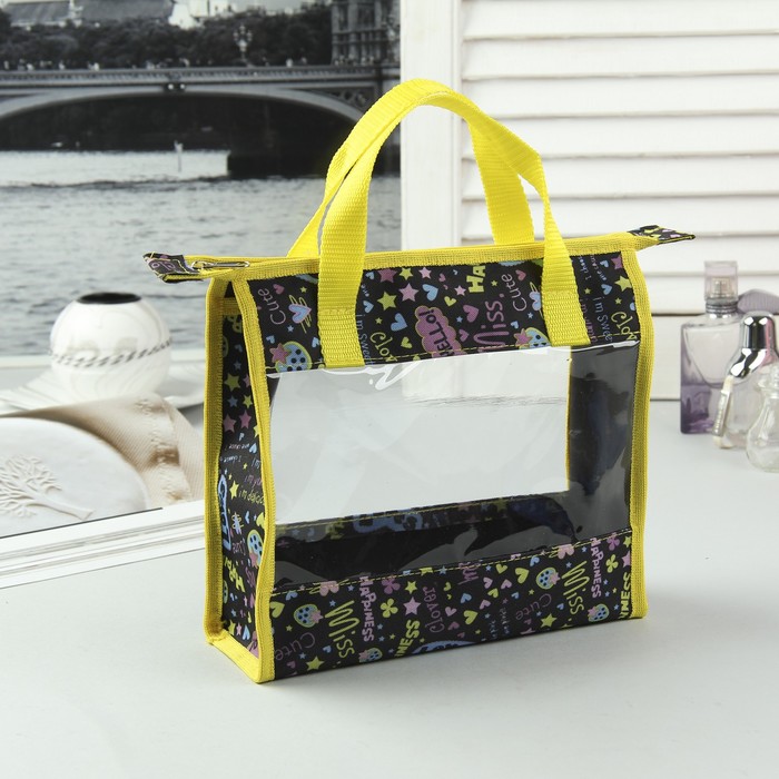 Косметичка банная "Фитнес", 1 отдел на молнии