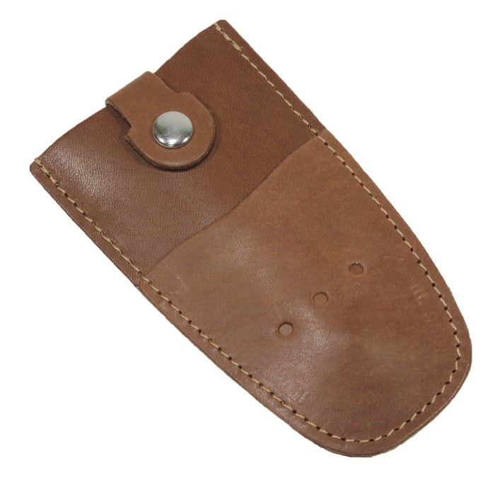 Ключница на кнопке, цвет коричневый