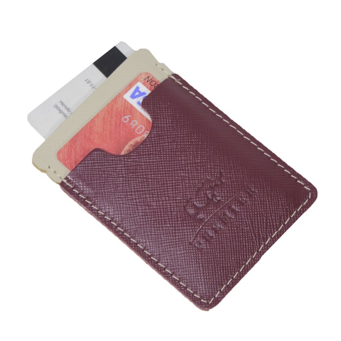 Обложка для проездного, для пропускных карт, цвет бордовый