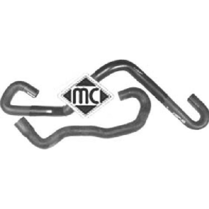 Патрубок радиатора METALCAUCHO 09098