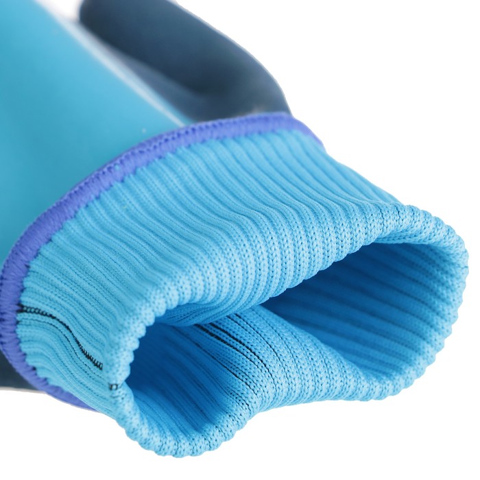 Перчатки нейлоновые, с двойным латексным обливом, размер 10