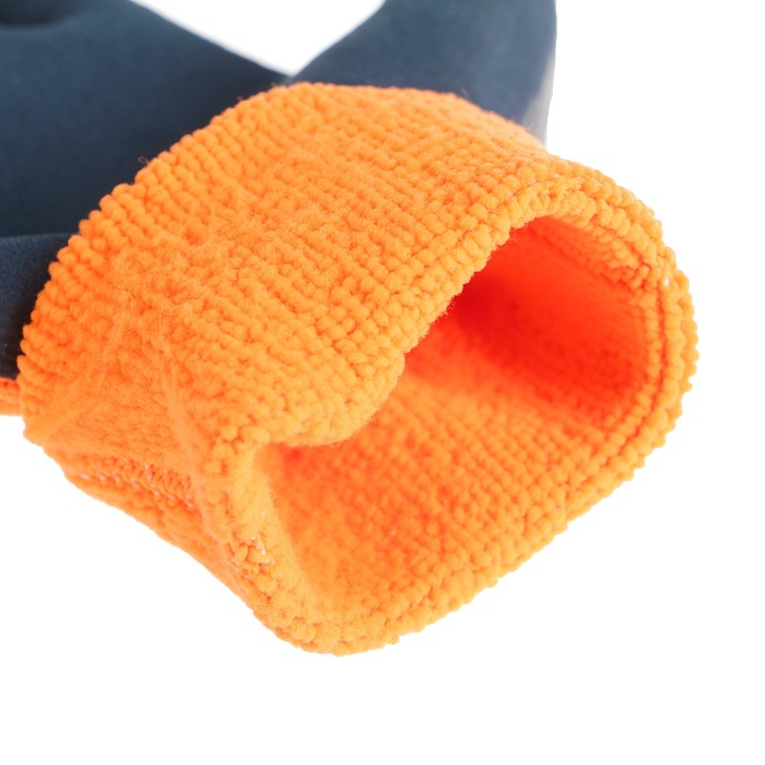 Перчатки нейлоновые, утеплённые до -20°С, с двойным латексным обливом, размер 10