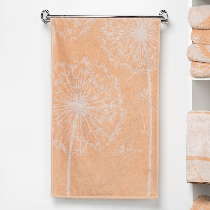 Полотенце махровое "Этель" Невесомость, цвет айвори, 70х130 см, 100% хл, 420 г/м²