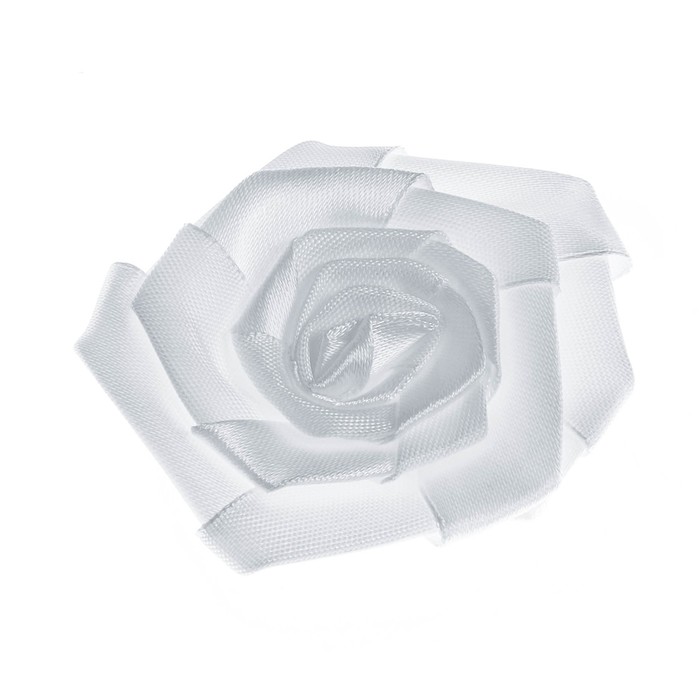 Набор цветов для декора "Белые" 8 штук