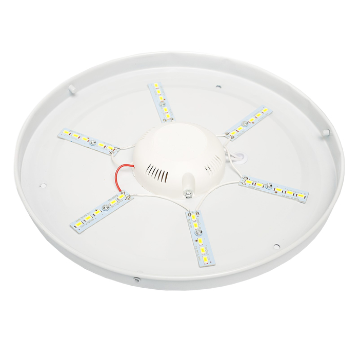 Светильник светодиодный Luazon Lighting E-01, 10 Вт,230 мм,650 Лм,4000К,IP40,220В "ЦВЕТОК"