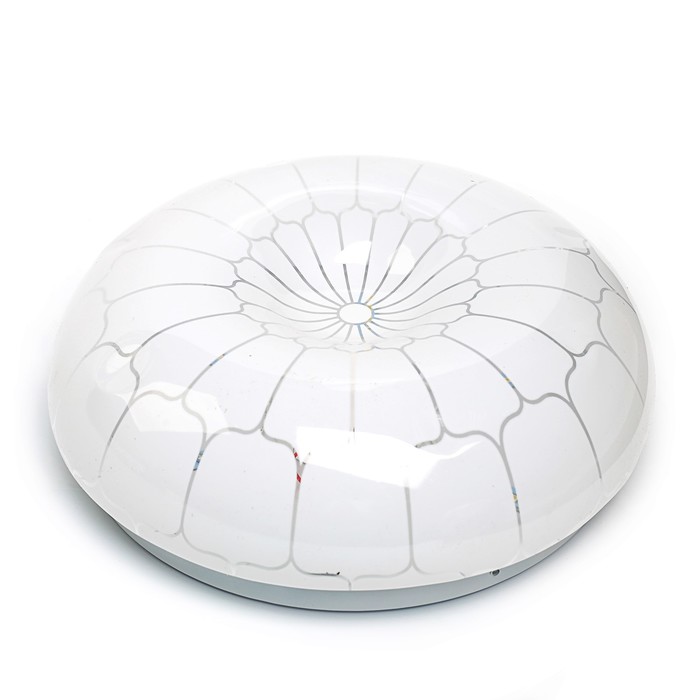 Светильник светодиодный Luazon Lighting E-02, 14 Вт,300 мм,910 Лм,4000К,IP40,220В "ЦВЕТОК"