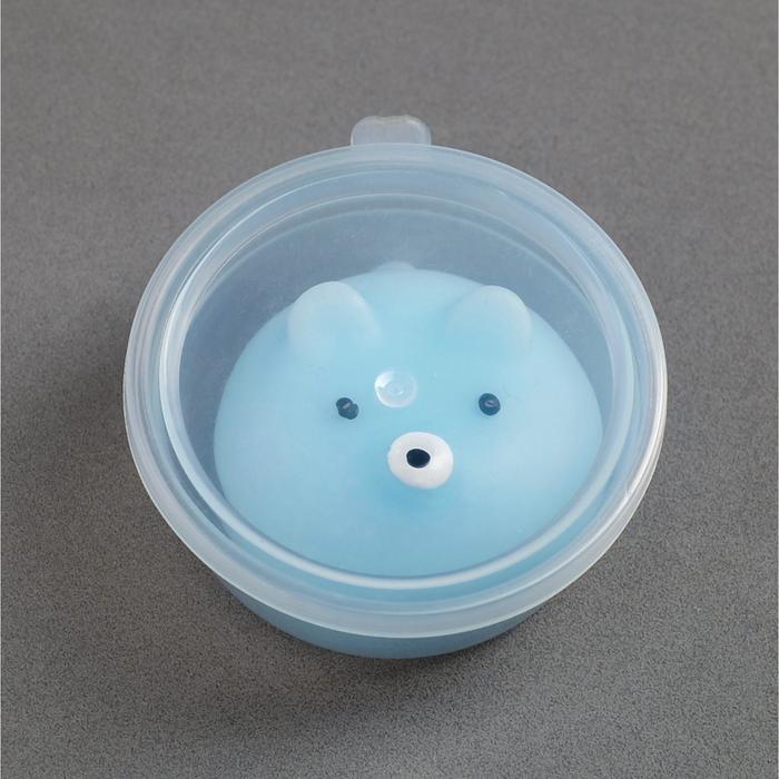 Мялка антистресс "Мишка", цвет голубой