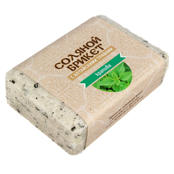 Соляной брикет с алтайскими травами "Крапива" 1,35 кг
