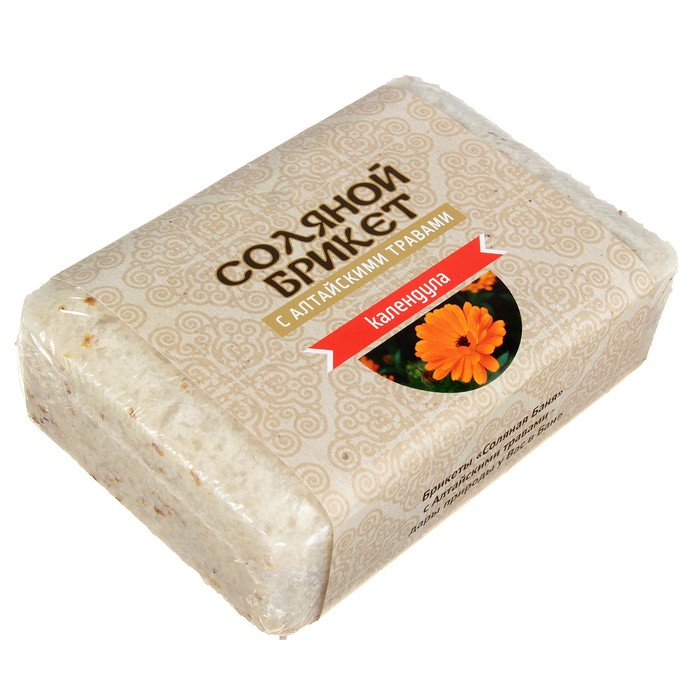 Соляной брикет с алтайскими травами "Календула" 1,35 кг