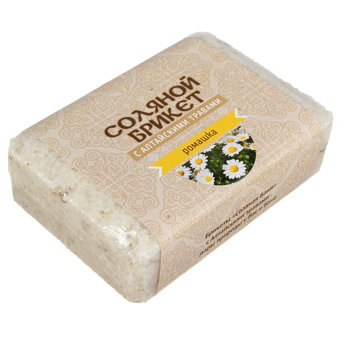Соляной брикет с алтайскими травами "Ромашка" 1,35 кг