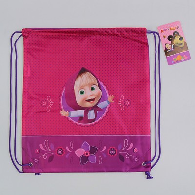 Мешок для обуви 380х330 мм «Маша и Медведь»