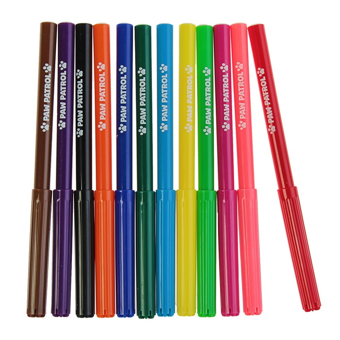 Фломастеры 12 цветов "Щенячий патруль "