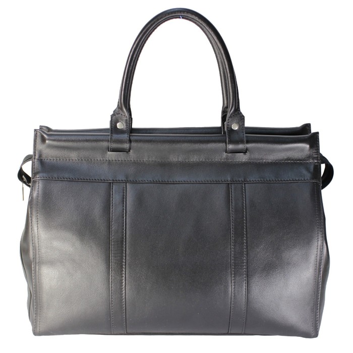 Сумка дорожная, размер 41х27х18 см, цвет чёрный грейт ка44044-71