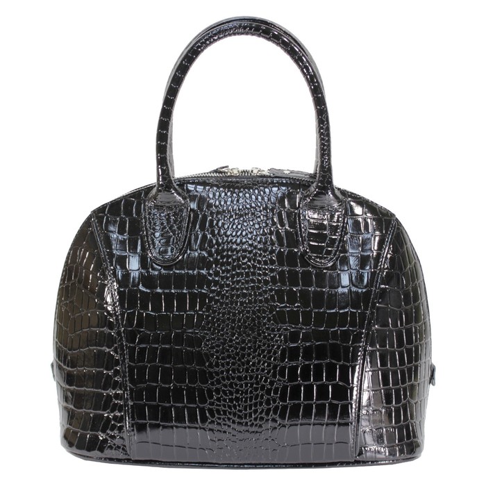 Сумка женская саквояж, цвет чёрный