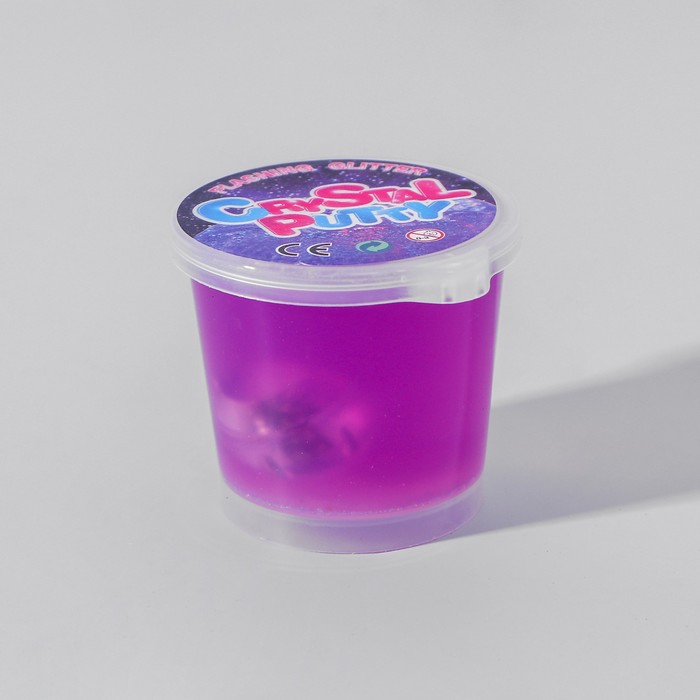 Лизун "Баночка" световой, цвета МИКС