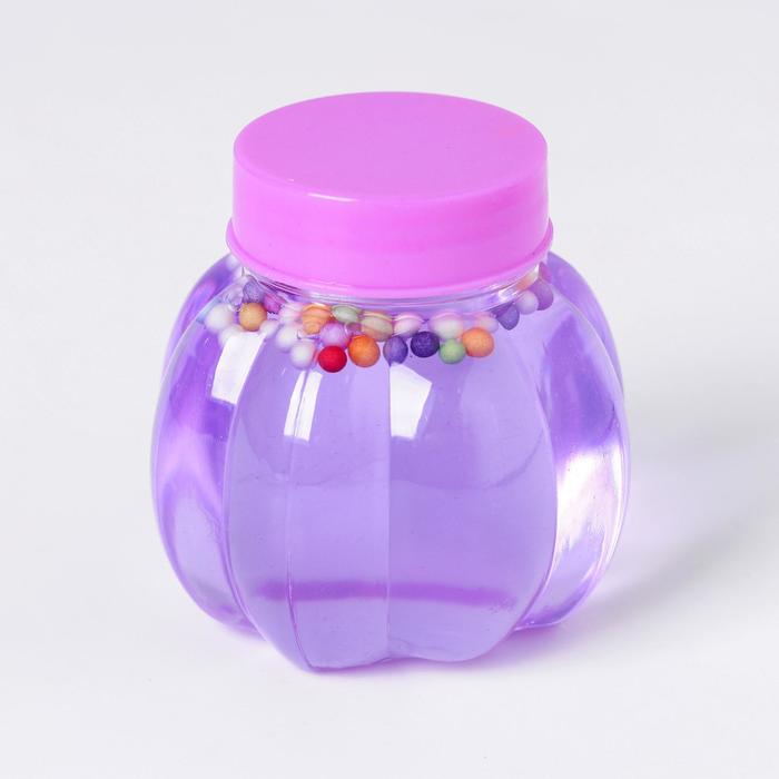 Лизун "Бутылек" с шариками, цвета МИКС