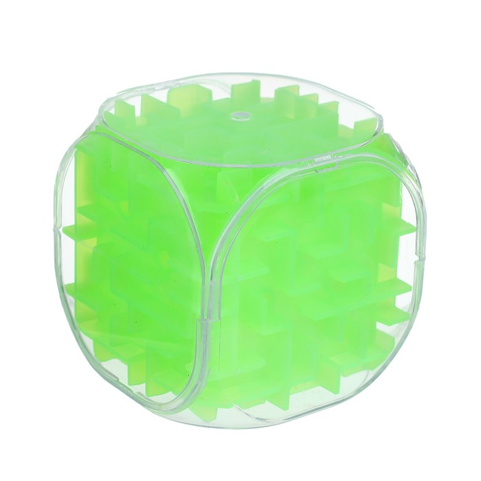 Головоломка "Кубик", цвет зелёный