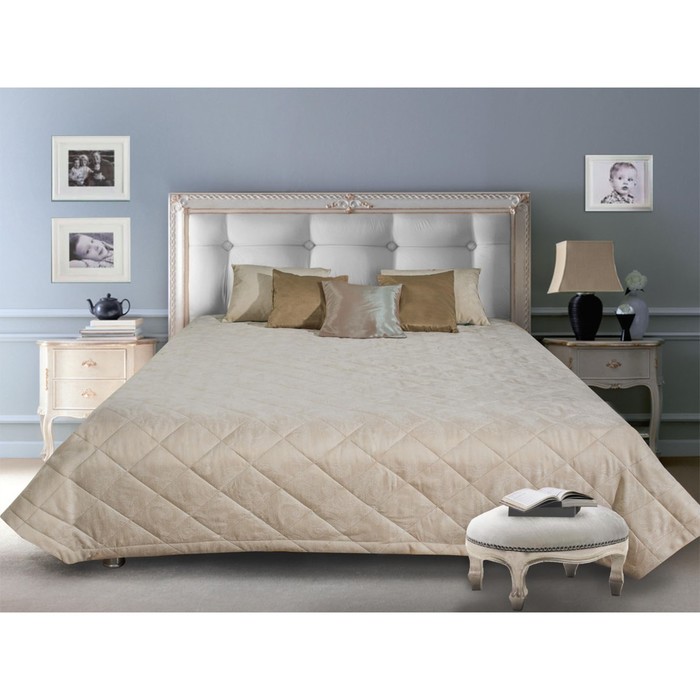 Покрывало Irmina "Минори", размер 240х240 см, цвет бежевый