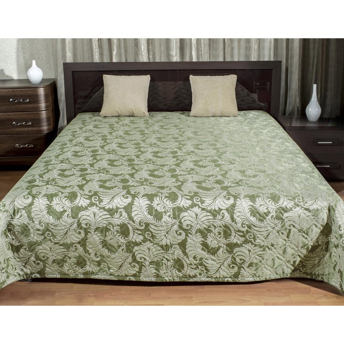 Покрывало Livia "Лацио", размер 240х240 см, цвет оливковый