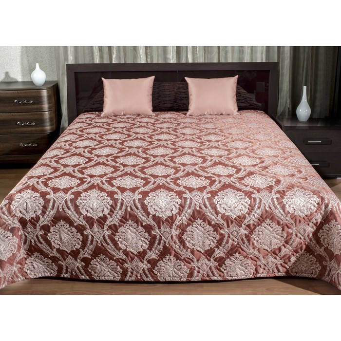 Покрывало Rebecca "Седжано", размер 240х240 см, цвет терракот