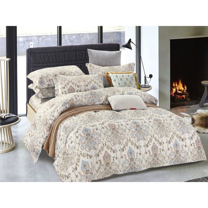 КПБ 1,5 сп Stefany, 150х215 см, 145х210 см, 52х74 см-2 шт., сатин