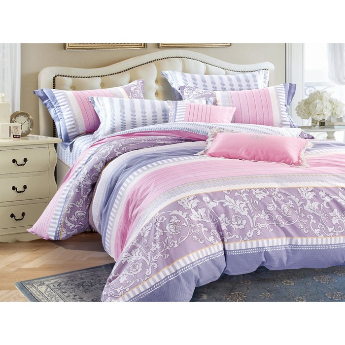 КПБ 2 сп Belle, 160х200 см на рез., 175х210 см, 52х74 см-2 шт., сатин