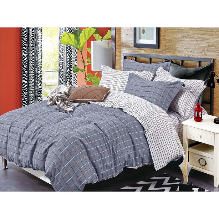 КПБ 2 сп Terra, 160х200 см на рез., 175х210 см, 70х70 см-2 шт., сатин