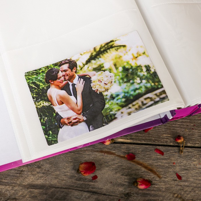 Фотоальбом на 200 фото 13х18 см "Цветочное утро" в коробке МИКС 29,5х23х5,2 см