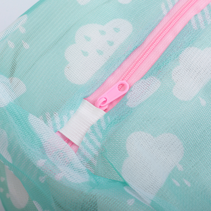 Мешок для стирки, мелкая сетка 20х20х30 см "Облачко"