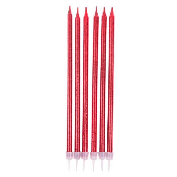 Свеча в торт Дисней "С днем рождения", Тачки, (набор 6 шт)