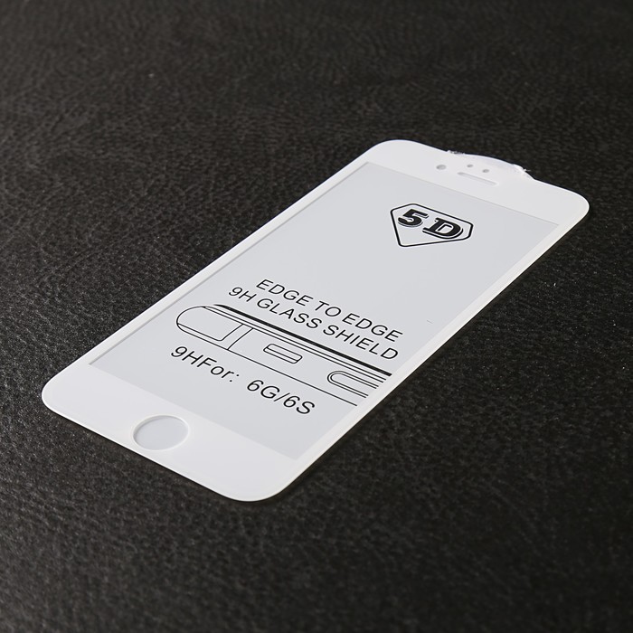 Защитное 3D стекло Luazon для IPhone 6/6s, белое