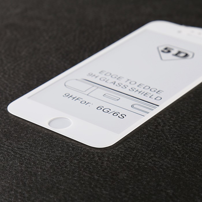 Защитное 3D стекло Luazon для IPhone 6/6s, белое